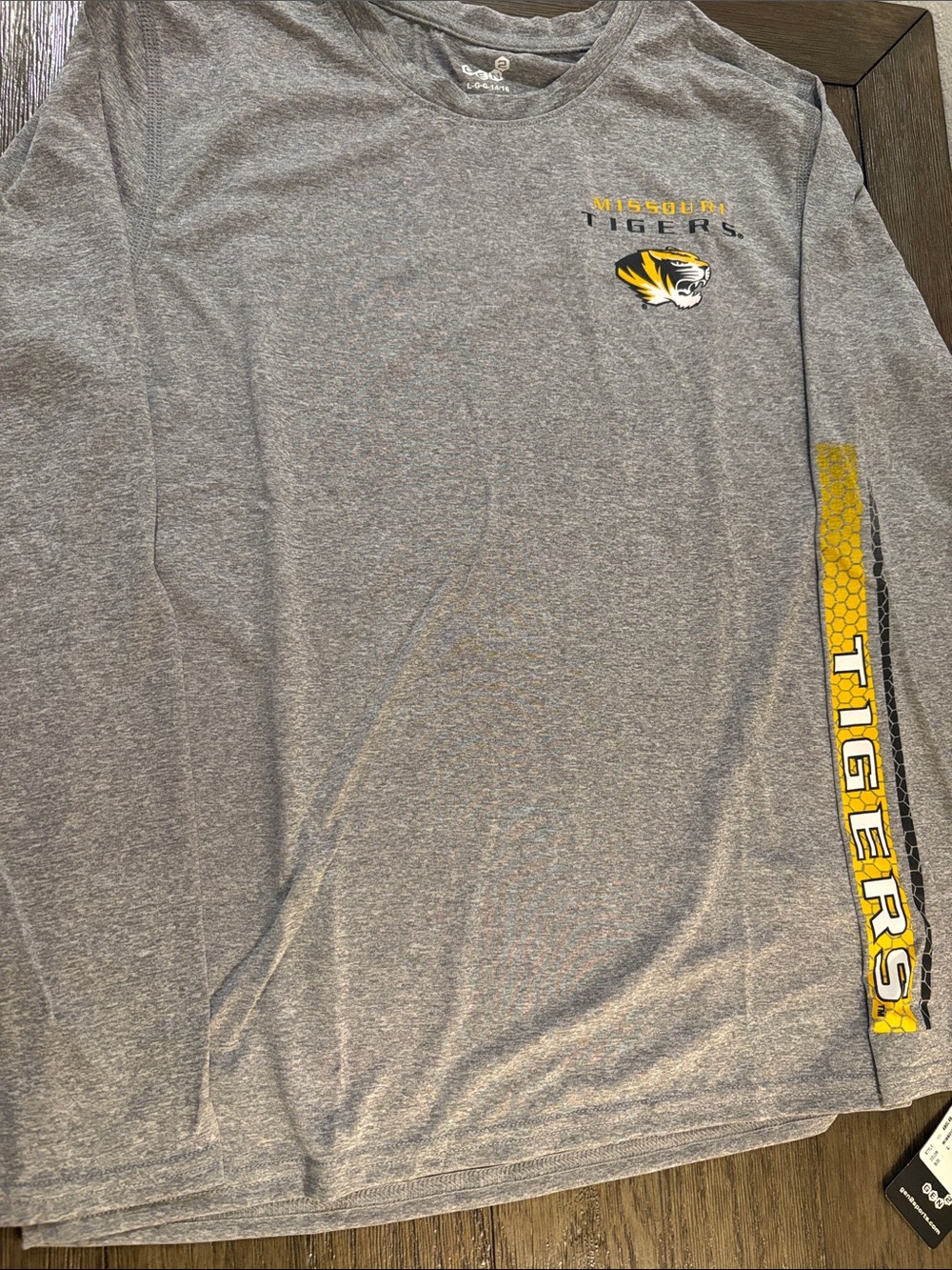 NWT Lot of 2x [Gen2] Missouri Tigers NCAA Long/Short-Sleeve Shirts Youth L 14/16 - Picture 10 of 15